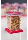 Akrilik Fuşya 12 Li Baharat Kavanozu & Baharatlık & Baharatlık Seti 200 ML ( CAM DEĞİLDİR )