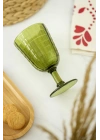 Allegra Koyu Yeşil 6’lı Kadeh Bardak Seti 750 ml Akrilik Malzeme - Cam Değildir Kırılmaya Dayanıklı