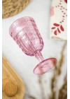 Allegra Mürdüm Kadeh Bardak - 450 ml Tekli Akrilik Malzeme - Cam Değildir Kırılmaya Dayanıklı