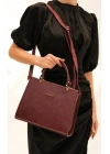 Armine 355 Bordo Kadın Omuz Çantası
