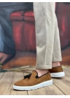 BA0005 Bağcıksız Yüksek Taban Klasik Püsküllü Corcik Erkek Ayakkabı