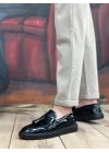 Ba0005 Bağcıksız Yüksek Taban Klasik Rugan Kemerli Püsküllü Erkek Ayakkabı Erkek Klasik Ayakkabı