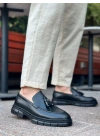 BA0240 Püsküllü Cilt Klasik Yüksek Taban Casual Erkek Ayakkabı