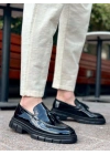 Ba0240 Püsküllü Rugan Klasik Yüksek Taban Casual Erkek Ayakkabı Erkek Klasik Ayakkabı