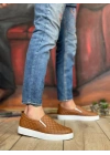 BA0353 Bağcıksız Kapitone Taba Günlük Erkek Ayakkabı
