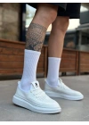 BA0375 Özel Örme Triko Tarz Beyaz Taban Spor Ayakkabı