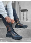 Ba0605 Bağcıklı Siyah Kamuflaj Askeri Postal Erkek Bot