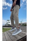 Ba0812 Özel Örme Triko Tarz Gri Renk Erkek Spor Ayakkabı