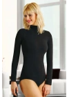 BALIKÇI YAKA UZUN KOLLU BODY 4055