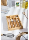 Bambu Ayarlanabilir Çekmece içi Kaşıklık & Çekmece İçi Organizer  (25*35*5 / 39*35*5)