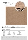 BEREN-Kahve - Özel Ölçü-Mutfak, Koridor-Kaydırmaz Taban-Robot Süpürgeye Uyumlu-Kolay Temizlenebilir-Uygun Fiyat