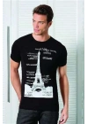 Berrak Kule Baskılı Erkek T-Shirt 1043