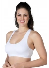 BEYAZ MI Emay 1424 Modal Cotton Sporcu Büstiyer