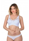 BEYAZ MI Emay 181 B Dantelli Toparlayıcı Cotton Sütyen
