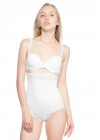 BEYAZ MI Emay 2028 Dantelli Yüksek Bel Slip Korse