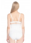 BEYAZ MI Emay 2028 Dantelli Yüksek Bel Slip Korse