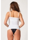 BEYAZ MI Emay 2030 Agraflı Göğsü Açık Atlet Korse