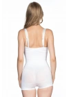 BEYAZ MI Emay 2058 Göğsü Açık Kısa Paça Boy Korse