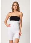 BEYAZ MI Emay 2832 Yüksek Bel Balen Destekli Agraflı Lazer Korse