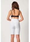 BEYAZ MI Emay 2923 Yüksek Bel Karyokalı Paçalı Lazer Korse