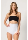 BEYAZ MI Emay 2931 Karın Balen Destekli Slip Lazer Korse
