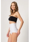 BEYAZ MI Emay 2931 Karın Balen Destekli Slip Lazer Korse