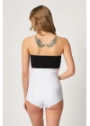 BEYAZ MI Emay 2931 Karın Balen Destekli Slip Lazer Korse