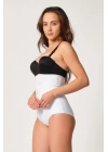 BEYAZ MI Emay 2932 Double Karın Agraf Destekli Slip Lazer Korse