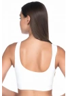 BEYAZ MI Emay 4021 Pedli Kalın Askılı Büstiyer