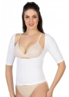 BEYAZ MI Emay 5014 Göğsü Açık Yarım Kollu Korse