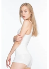 BEYAZ MI Emay 5015 Kalın Askılı Atlet Korse