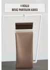 Beyaz Pantolon Askısı & Dolap Düzenleyici Askı