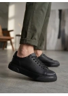BLF-010 Erkek Sneaker Günlük Casual Spor Ayakkabı Siyah Taban