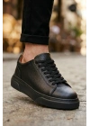 BLF-010 Erkek Sneaker Günlük Casual Spor Ayakkabı Siyah Taban