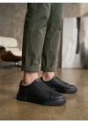 BLF-010 Erkek Sneaker Günlük Casual Spor Ayakkabı Siyah Taban