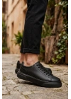 BLF-010 Erkek Sneaker Günlük Casual Spor Ayakkabı Siyah Taban
