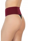 BORDO MI 2048 Seamless Çift Renk String Korse