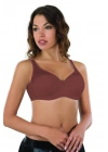 BORDO MI Emay 167D Pedli Tül Toparlayıcı Sütyen