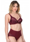 BORDO MI Emay 177 D Toparlayıcı Sütyen Takım
