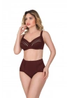 BORDO MI Emay 183 C Yan Destekli Toparlayıcı Balenli Sütyen