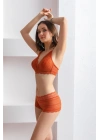BRALET SÜTYEN BOXER TAKIM KİREMİT (MGP31813)