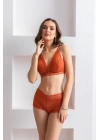 BRALET SÜTYEN BOXER TAKIM KİREMİT (MGP31813)