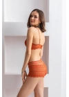 BRALET SÜTYEN BOXER TAKIM KİREMİT (MGP31813)