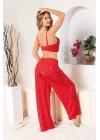 BRALET SÜTYEN, SLİP KÜLOT VE PANTOLON TAKIM KIRMIZI (MGP32194)