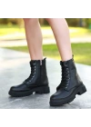 Bria Siyah Cilt Bağcıklı Kadın Bot