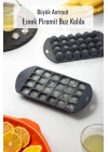Büyük Antrasit Piramit Buz Kalıbı (13*24*2 cm)