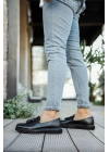 CH002 - CST Loafer Pelle Erkek Ayakkabı SIYAH