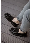 CH002 - RST Loafer Verniciata Erkek Ayakkabı SIYAH