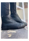 Ch029 Cst Vulcanized Lace Up Erkek Siyah Erkek Bot