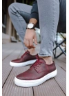 Ch061 Cbt Rex Erkek Ayakkabı Bordo Erkek Günlük Ayakkabı